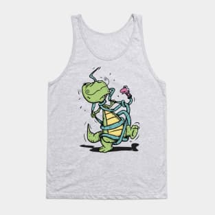 Dinosaur's epic Fight Tank Top